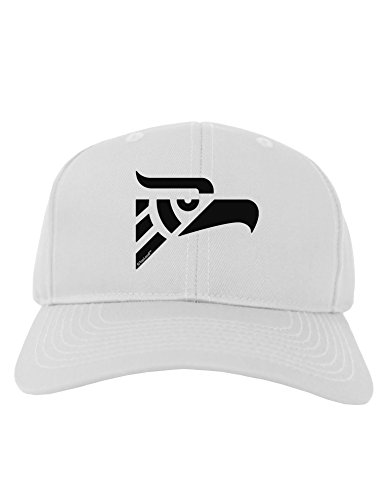 TooLoud Hecho en Mexico Eagle Symbol Adult Baseball Cap Hat - White