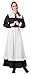 California Costumes Pilgrim Woman Costume Large Black,White