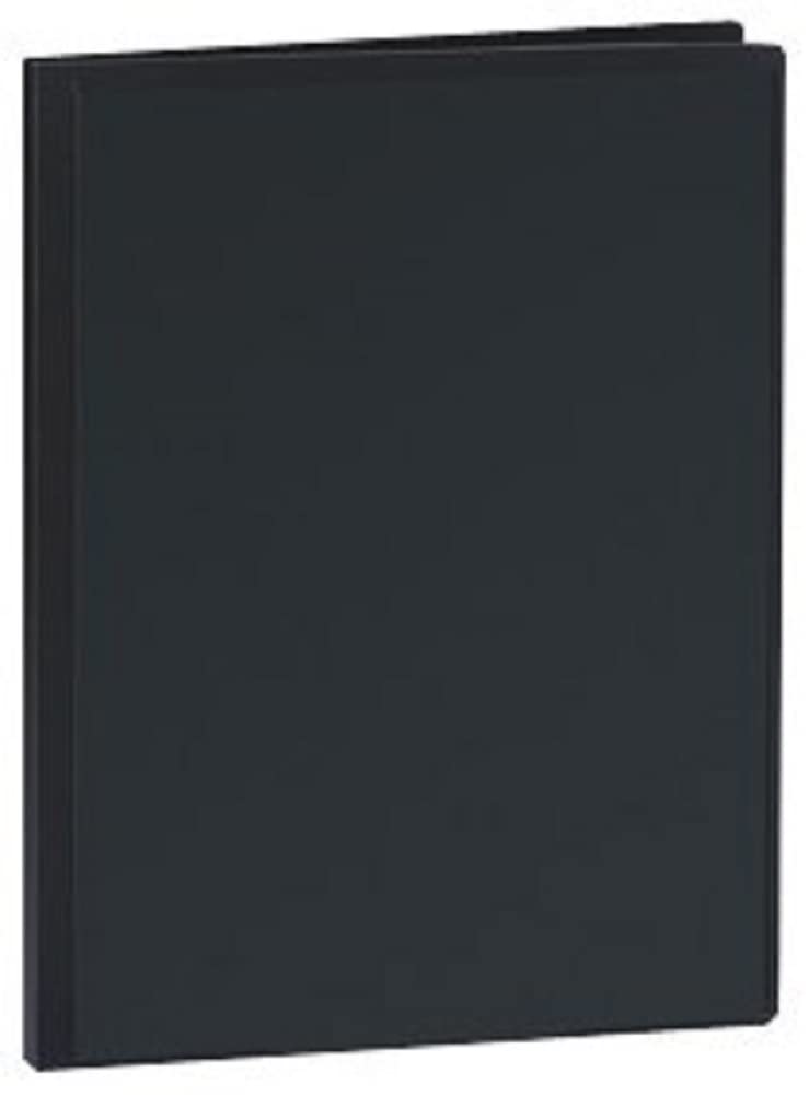 5 Star Display Book Rigid Cover Personalisable Polypropylene 30 Pockets Black
