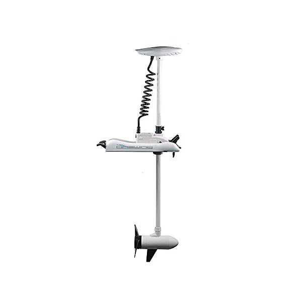 12v-55-Lbs-Variable-Speed-Motor-Bow-Mount-Electric-Trolling-Motor-White-Color