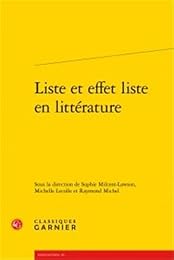 Liste et effet liste en littérature