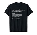Funny Sign Language Interpreter Verbal Ninja ASL T-Shirt