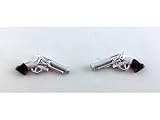 Dollhouse Miniature Set of Two Pistols (Toy)