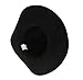 Onlineb2c Fascharmy Vintage Women Ladies Floppy Wide Brim Wool Felt Fedora Cloche Hat Cap