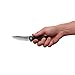 Kershaw Atmos Folding Pocketknife (4037); 3-in. 8Cr13MoV Stainless Steel Drop Point Blade; Black G10 Handle with Carbon Fiber; Inset Liner Lock; KVT Manual Open; Reversible Deep-Carry Pocketclip; 1 oz