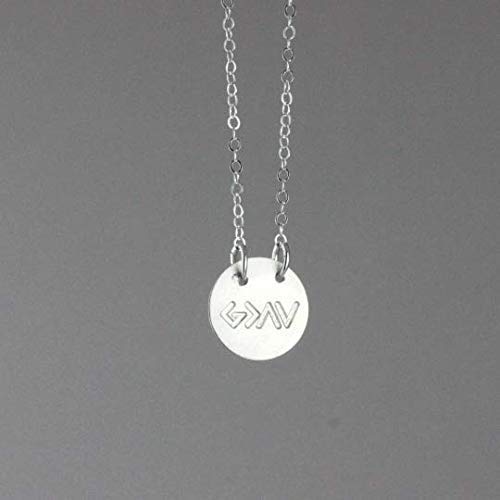 God is Greater Than The Highs and the Lows Mini Disc Necklace #01 - Thumbnail 2