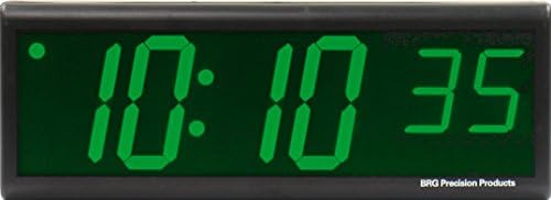 DuraTime HP 4.0" Green 6 Digit LED Digital Wall Clock
