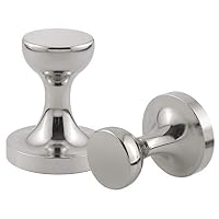 MHDMAG 140LBS Coat Magnetic Hooks, Heavy Duty Magnet Hanger, Magnetic Push Pins with Rare Earth Neodymium for Home, Office, Workplace or Traveling. Pack of 2.