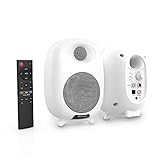 Bestisan Bluetooth Bookshelf Speakers,Turntable