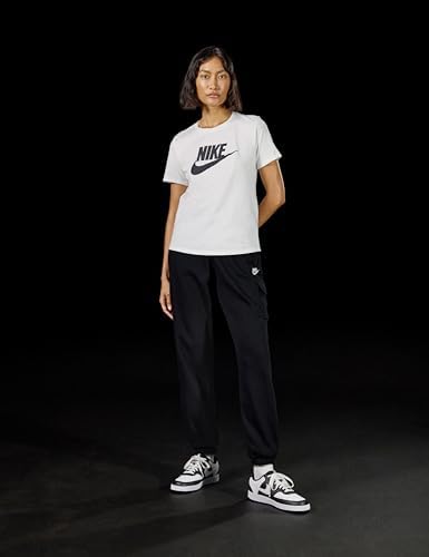 DX7906-100 W NSW TEE ESSNTL ICN FTRA T-Shirt Donna WHITE/BLACK/BLACK Taglia M
