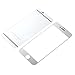 Iphone 6 Plus Colored Mirror Screen Protector [Tempered Glass] Connetech Electroplating Mirror Effect Front Screen & Back Tempered Glass Screen Protector Whole Body Protection Anti Scratches for Iphone 6 6s Plus 5.5inch (Silver)