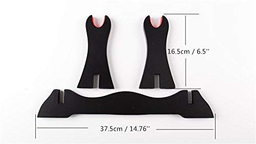 1 Layer 14.8'' Padded Protect Japanese Samurai Sword Katana Wakizashi Tanto Stand Holder Display Rack Support for All Sword (1 Layer)