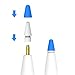 Apple Pencil Writing Nib Cover IPencil Tips Protector Compatible with Apple Pencil 1st & 2nd Silicone Cover for IPad Pencil Tips Writing Drawing Protection (8Pcs/Pack)