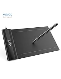 OSU!Tablet VEIKK S640 6x4'' Digital Drawing Pen Tablet with Battery-  Pen (8192 Levels Pressure)