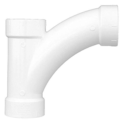 Charlotte Pipe 3" PVC DWV Comb Wye & 1/8" Bend - Image 5