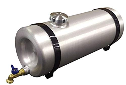 Round Aluminum 5.75 Gallon Water Storage Tank - Dog Box - Stock Trailer - Camping - Thumbnail 2