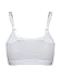 Blulu Mini Camisole Bra Wireless Padded Bra with Adjustable Straps for Women Girls Favors (S Size, Color Set 3)
