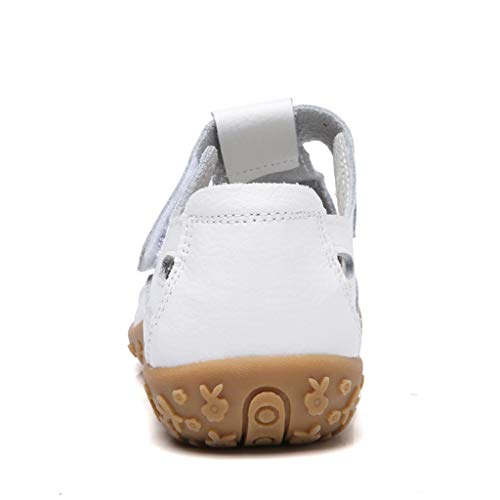 Women Soft Sandals,❤️FAPIZI Retro Closed Toe Versatile Flat Shoes Casual Comfy Breathable Walking Trekking Shoes Sandals White