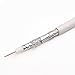 Cable Matters 2-Pack RG6 Coaxial Cable - 25ft, [CL2 Rated for in-Wall Use](CM) Quad Shield Coaxial Cable, RG6 Coax Cord for TV, Digital Router, Satellite Receiver and More, White
