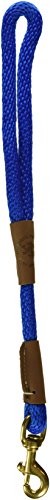Mendota Pet Traffic Lead Short Leash, 1/2 by 16-Inch, Blue