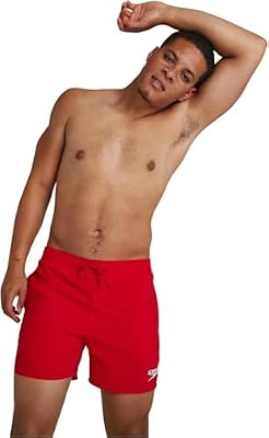 Calções de banho Essential 41 cm Fed Red S para homens