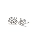 10 Pairs Silver Plated Post Cute Animal Fruit Stud Earrings Set Hypo Allergenic(Dog Swan Starfish flower)