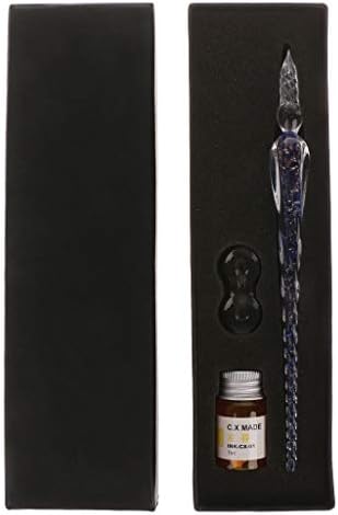 Luminous Glass Dip Fountain Pen Signature Ink Business Gift Office Supplies Calligraphy