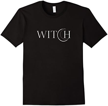 Mens Witch Moon T-Shirt Halloween Witchcraft Tee Medium Black