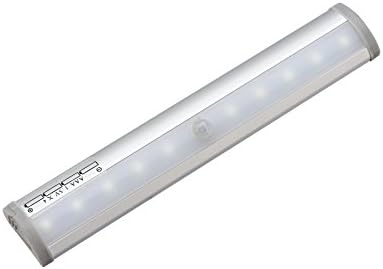 Portable Stick-on Auto Motion Sensor Light,with Wireless Magnetic Adhesive Battery Lamp for Closet/Locker/Stairs/Hallway/Garden/