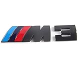 MYCXS M3 Black Badge 3D Matted Metal Plating Sticker Chrome Emblem FOR BMW Available