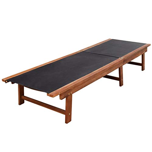 K&A company Sunlounger Acacia Wood