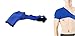uxcell Men Cycling Sports Protecting Blue Elastic Neoprene Single Shoulder Brace Support