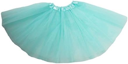 12" Long Girls Ballet Dance Tutu - 3 Layers - Wholesale Princess (Aqua)
