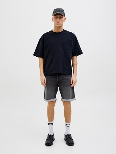 Pantalones Cortos para Hombre, Black Denim, M