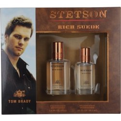 Coty Stetson Rich Suede Gift Set for Men (Cologne Spray)