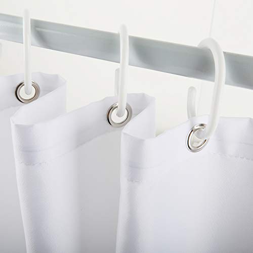 image for Livilan Black White Stripes Shower Curtain Set with 12 Hooks Fabric Ba