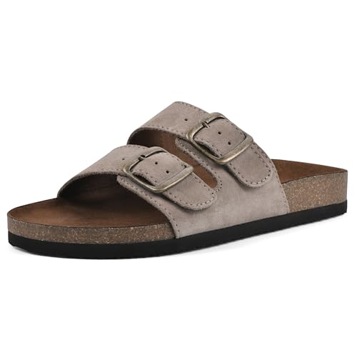 WHITE MOUNTAIN Shoes Helga Women's Sandal, LTTAUPE/Suede, 6 M