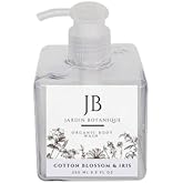 Cotton Blossom & Iris Organic Body Wash (8 oz Bottle)