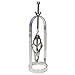 Clover Nipple Clamps Breasts Cage - Heavy Duty Flirt Metal Clover Breasts Cage Torture Nipple Clips (Silver)