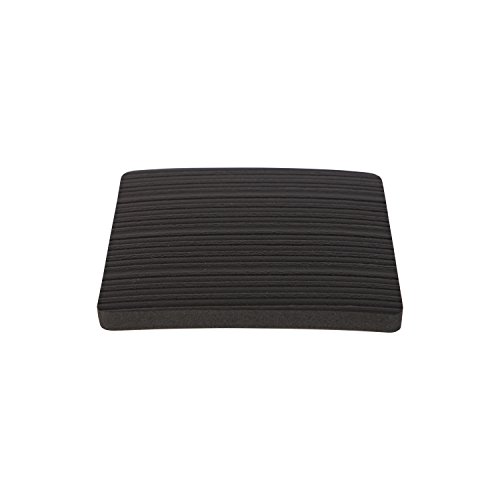 Stay! Furniture Pads, Square Furniture Grippers, Gripper Pads, Protect Your Floor | Works on Hardwood Floors and Carpet, Anti-Slip | Square, Black, Set of 4 (5 inch)
