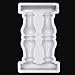Concrete Fence Post Mold - Roman Column Fence Plastic Mould Plaster Mold for Concrete DIY Balcony Garden Pool Ornament Decor