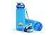 Happy and Easy Life Sports Water Bottle – 22 Ounce – Fast Water Flow - Leak Proof Flip Tod Lid - Eco Friendly & BPA Free Tritan Plastic-Best for Gym, Cycling, Camping, Running