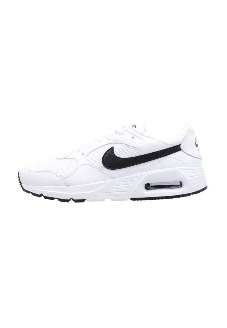 Nike Men's Air Max Sc Sneaker, White/Black/White, 8