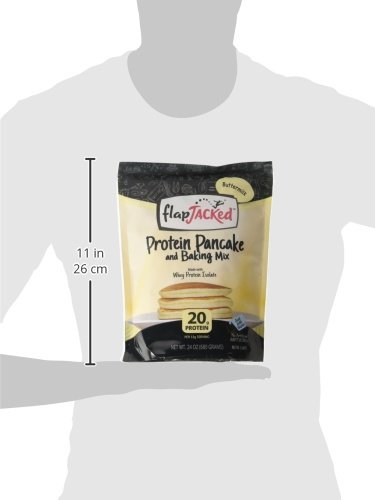 FlapJacked Protein Pancake & Baking Mix, Buttermilk, 24oz 