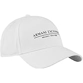 Armani Exchange Mens Milano/New York Logo Baseball Hat