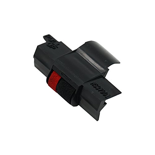 Printerfield IR-40T (6 Pack) Compatible Calculator Printer Ribbons Ink Roller– Black & Red
