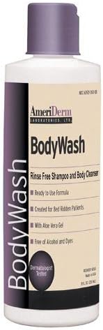 Ameriderm Labs Ltd. (a) Bodywash Rinse-Free Shampoo And Body Cleaner 8 Oz.