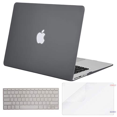 MOSISO Plastic Hard Shell Case & Keyboard Cover & Screen Protector Only Compatible with MacBook Air  - //coolthings.us