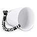 LanHong 13.5 oz Clarinet Mug Musical Notes Design Coffee Cup Ceramic Music Clarinet Cup Gift for Friend