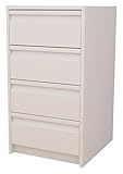 Meka-Block K-7400B - Cajonera en kit, 4 cajones, 40 cm de ancho, color blanco